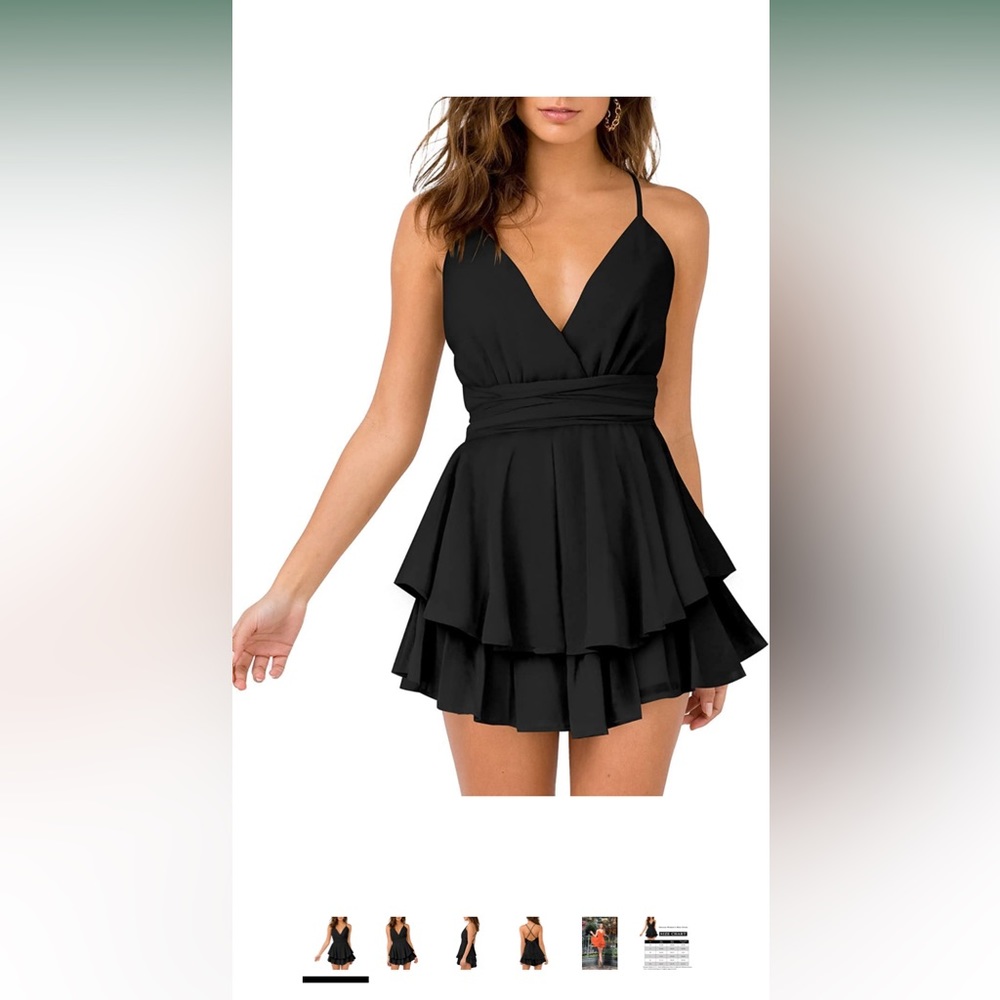 Amazon deep V dress